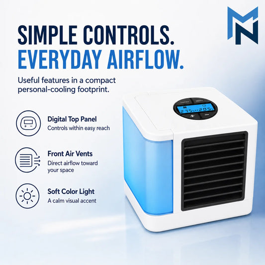 ChillDesk Mini Desktop Air Cooler