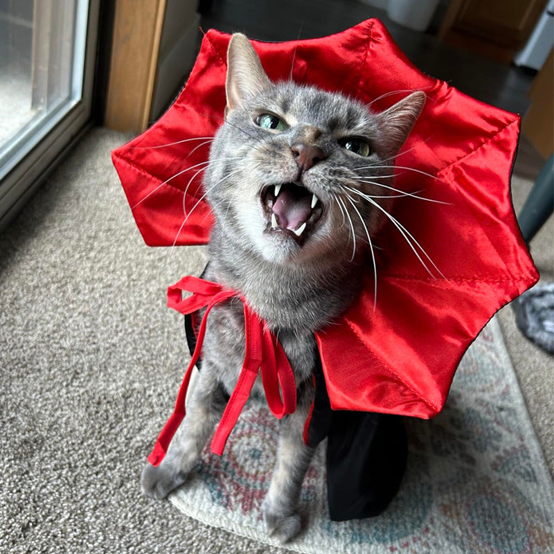 Vampire Pet Cape Costume - additional product photo