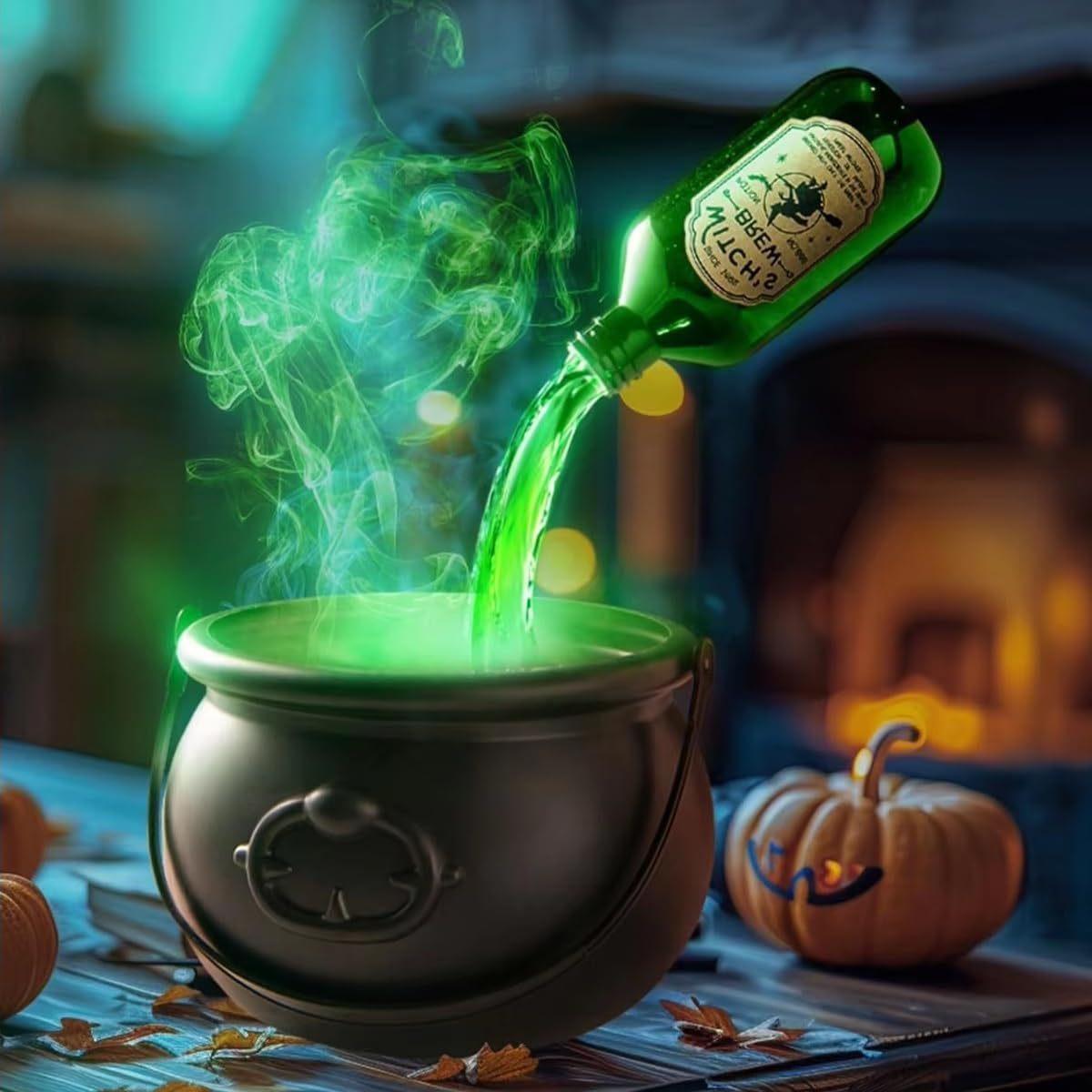 Mist-Glow Halloween Cauldron - additional product photo