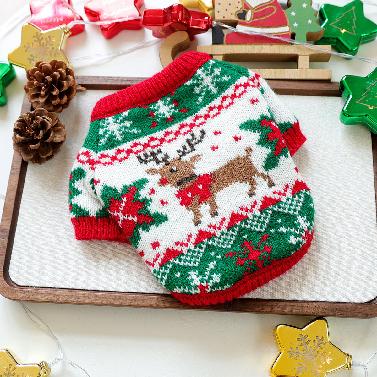 Seasonal Knit Pet Sweater