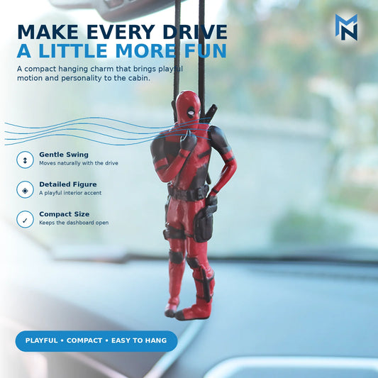 Red Rogue Car Mirror Swing Charm