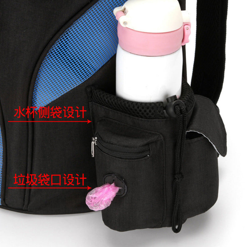 Foldable mesh pet carrier backpack product gallery photo