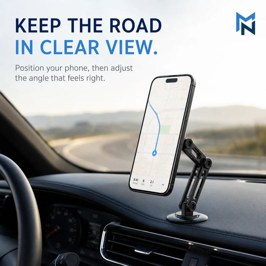Drive View Foldable Magnetic Car Phone Mount