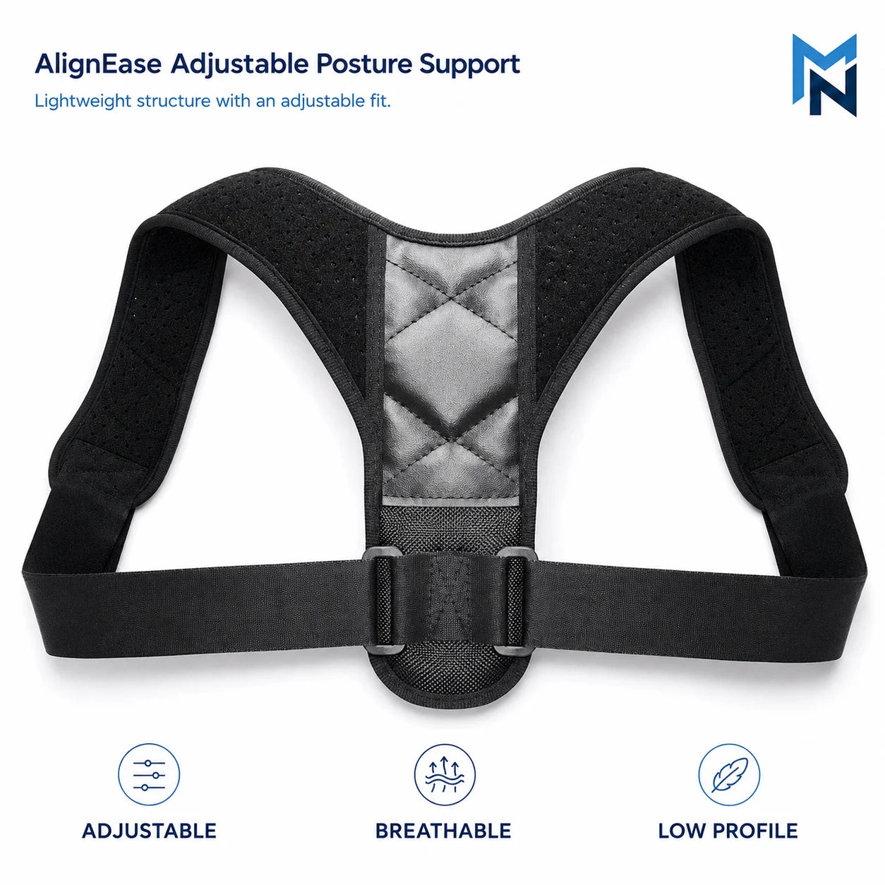 AlignEase Adjustable Posture Support