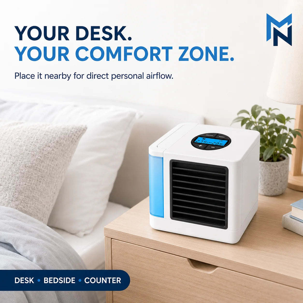 ChillDesk Mini Desktop Air Cooler