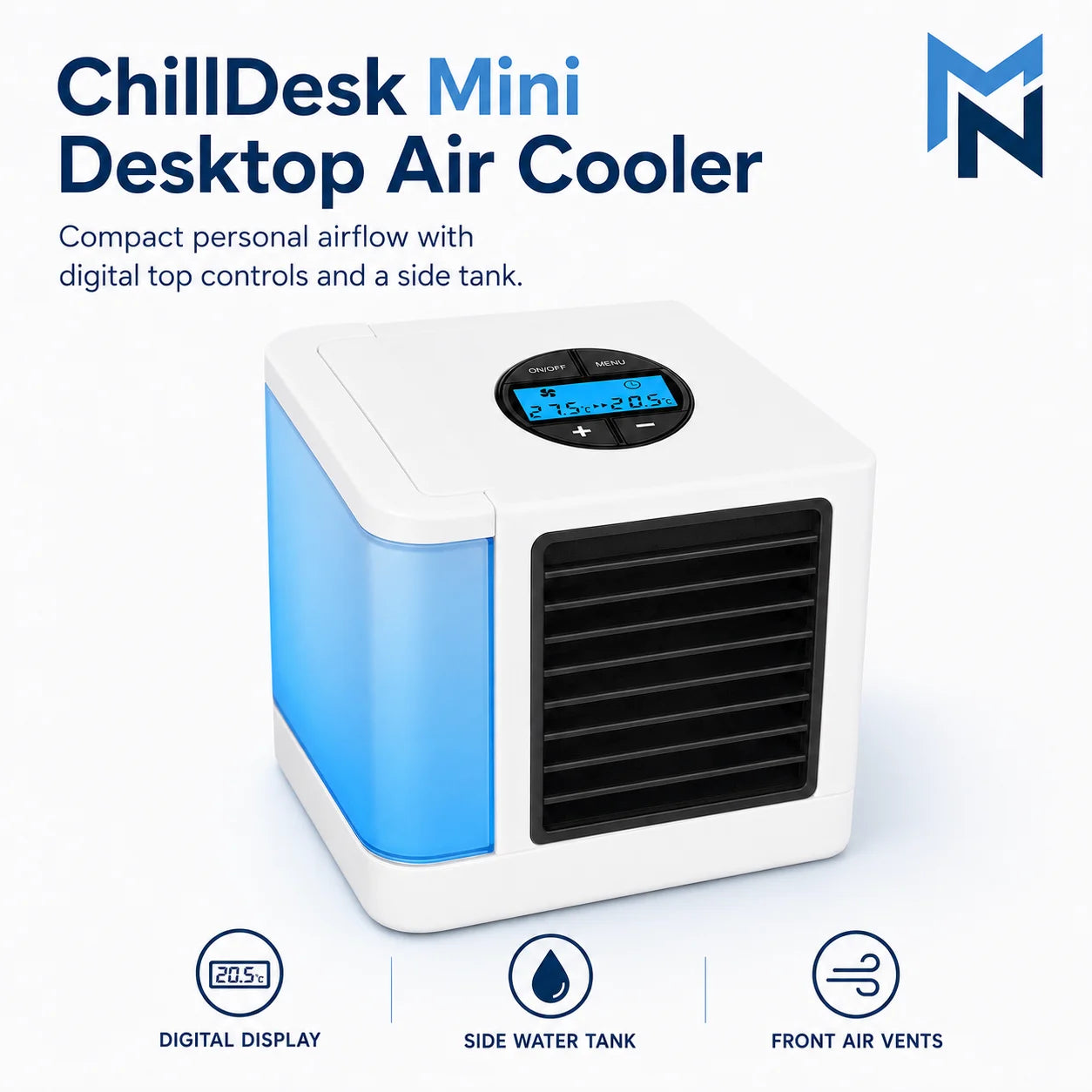 ChillDesk Mini Desktop Air Cooler