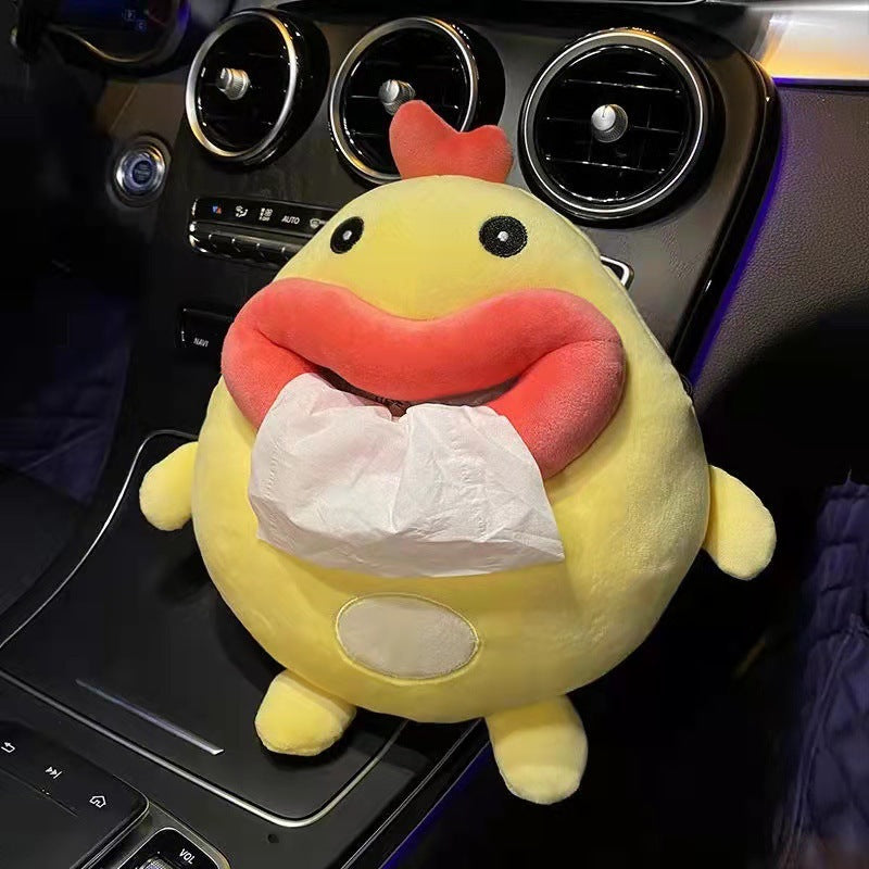Crooked Duck Car Tissue Holder