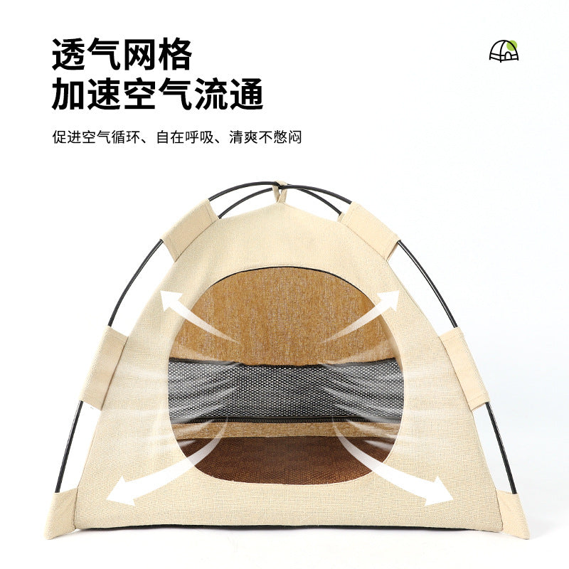 Foldable Pet Hideaway Tent