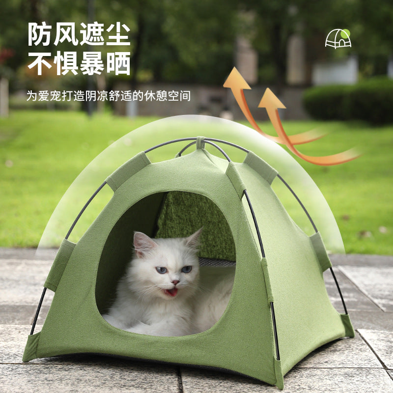 Foldable Pet Hideaway Tent