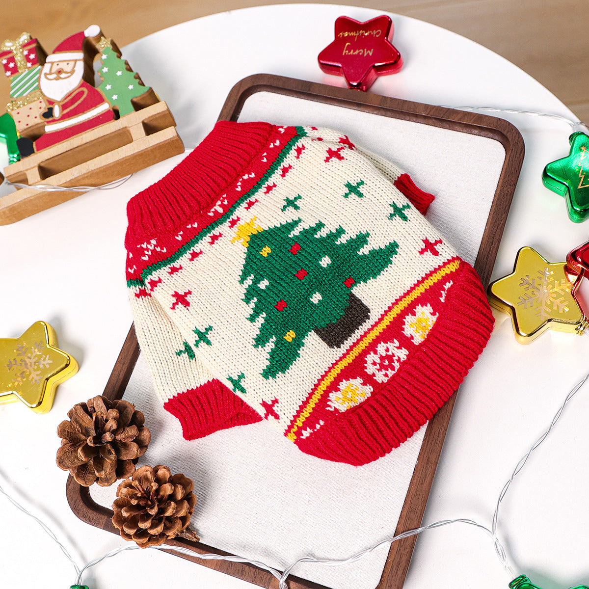 Seasonal Knit Pet Sweater