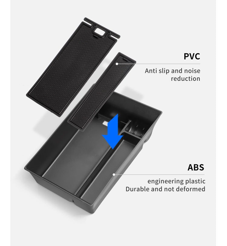 This is a car accessory modification for the center console armrest storage box of the 2024-2025 OMADA C5 EV.