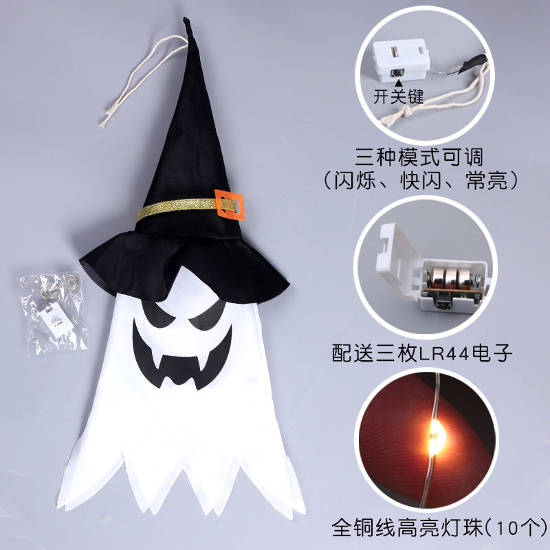 LED Hanging Ghost Decoration