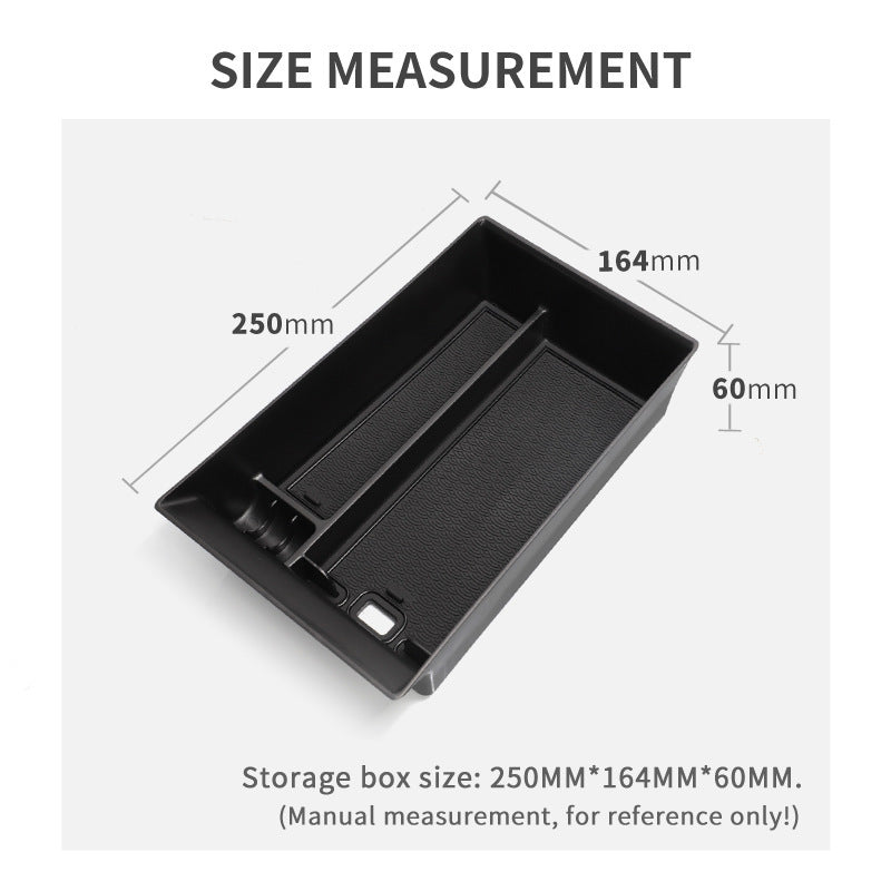 This is a car accessory modification for the center console armrest storage box of the 2024-2025 OMADA C5 EV.