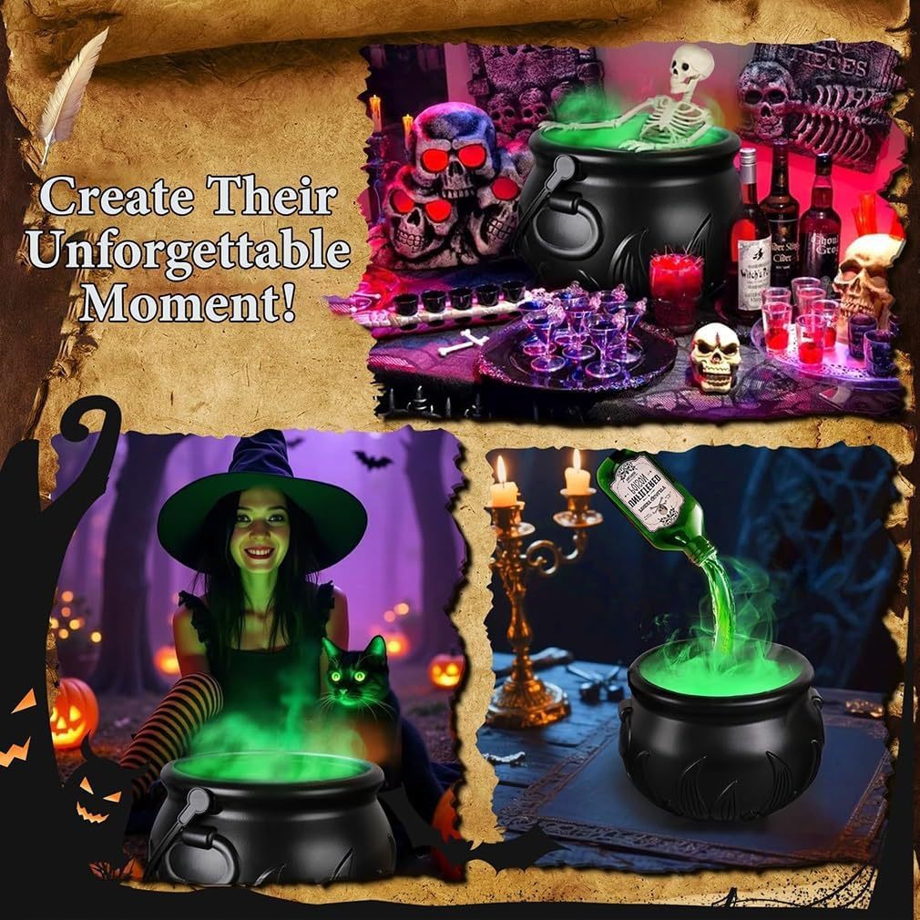 Mist-Glow Halloween Cauldron - additional product photo