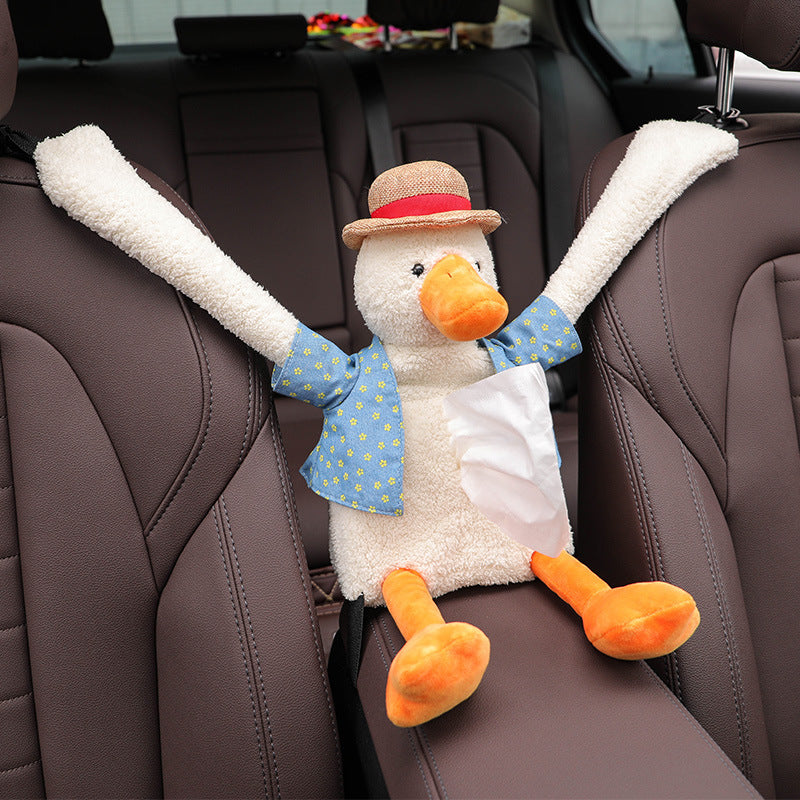 Crooked Duck Car Tissue Holder