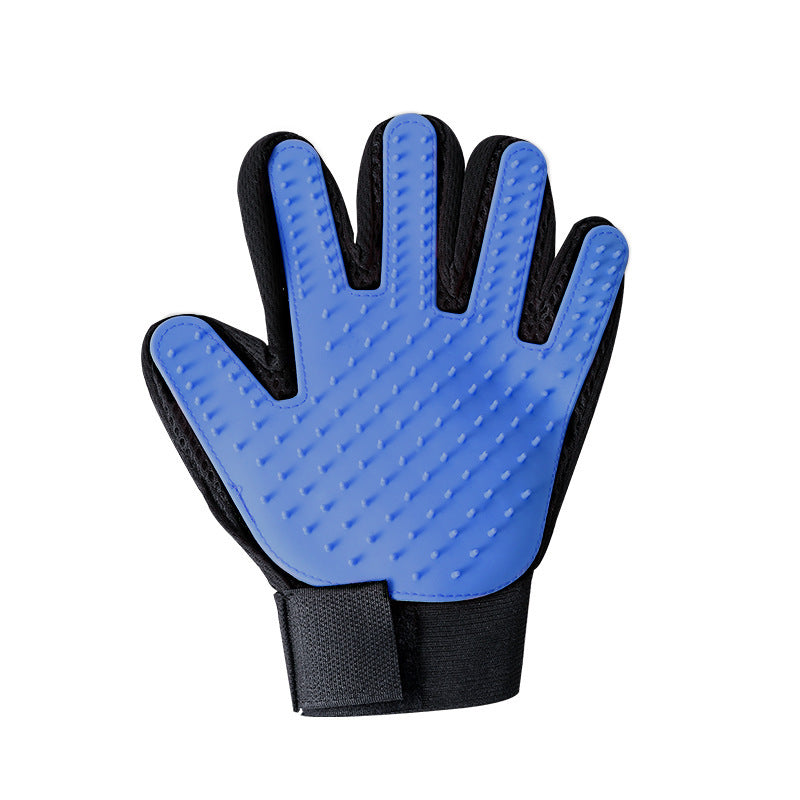 Five-Finger Pet Grooming Glove