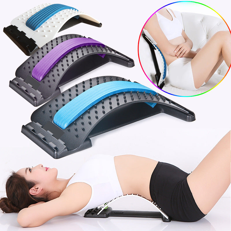 Lumbar soothing device, waist stretching massager, yoga aid, cervical back support, open back stretching, top waist artifact
