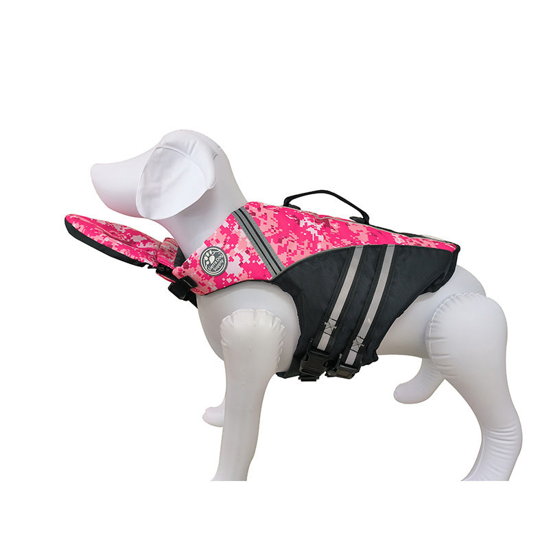Reflective Handle Dog Life Jacket