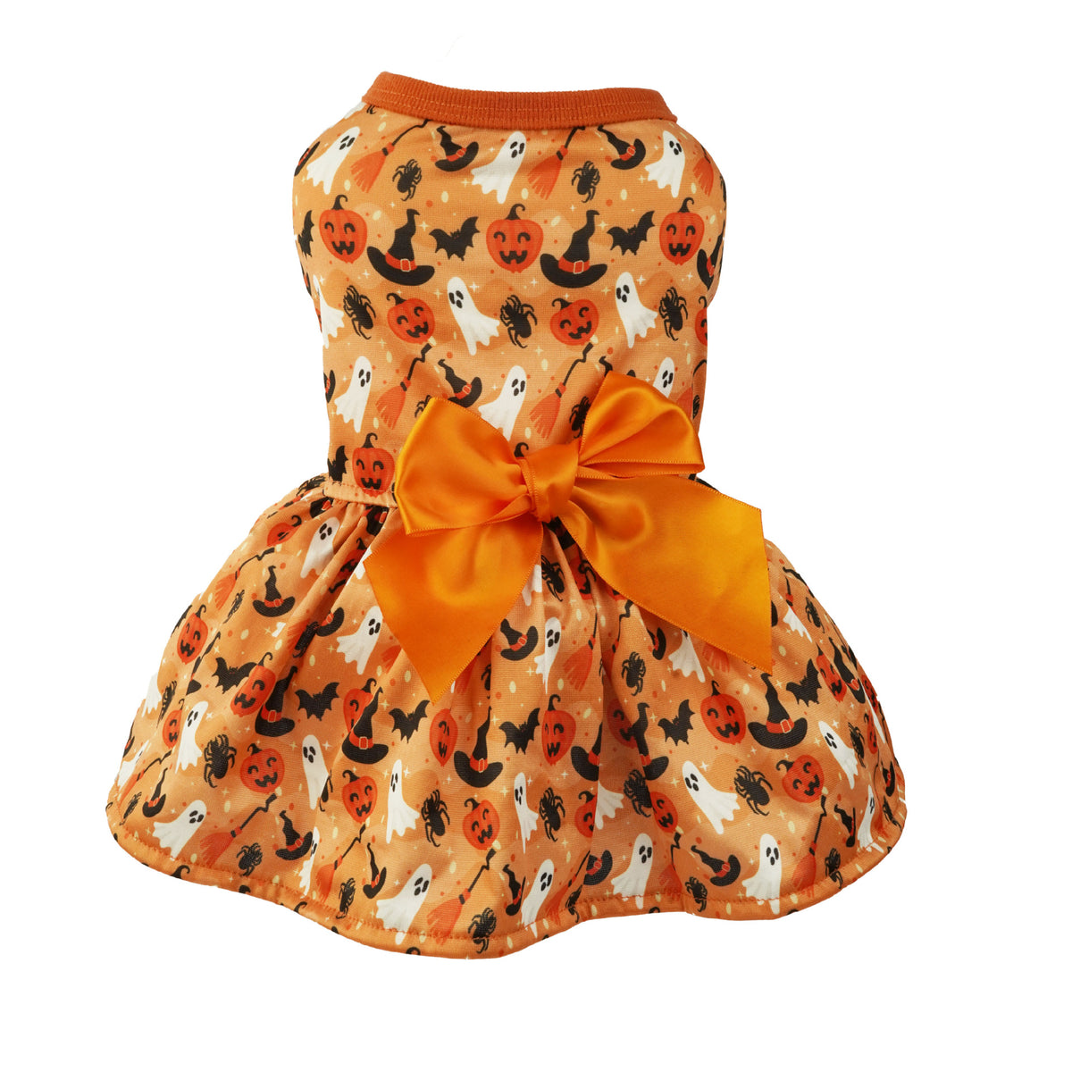Halloween bow pet dress product gallery photo
