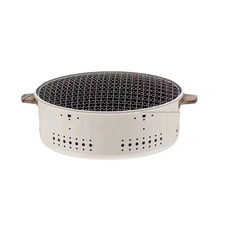 Round Outdoor Charcoal Grill