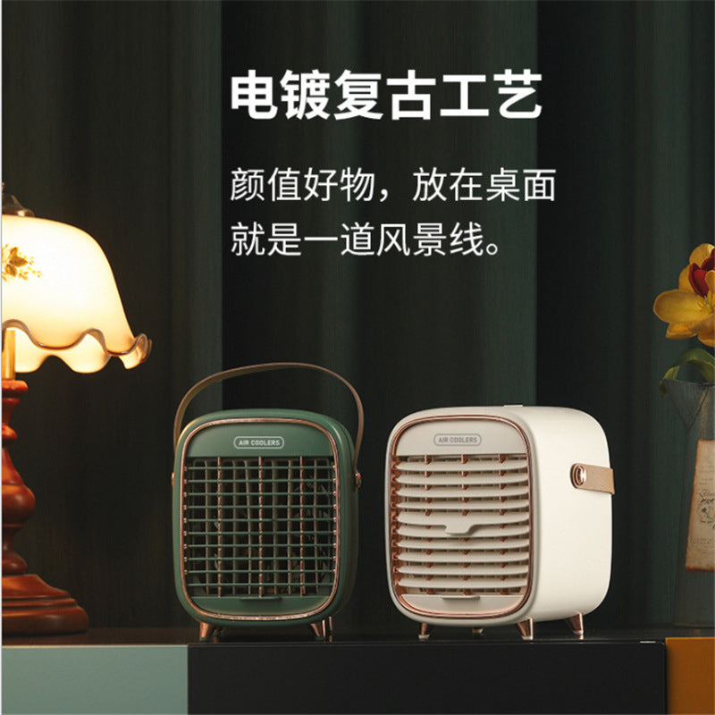 Rechargeable Water-Mist Desktop Fan