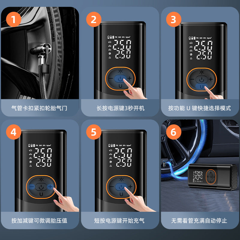 Rechargeable Digital Tire Inflator