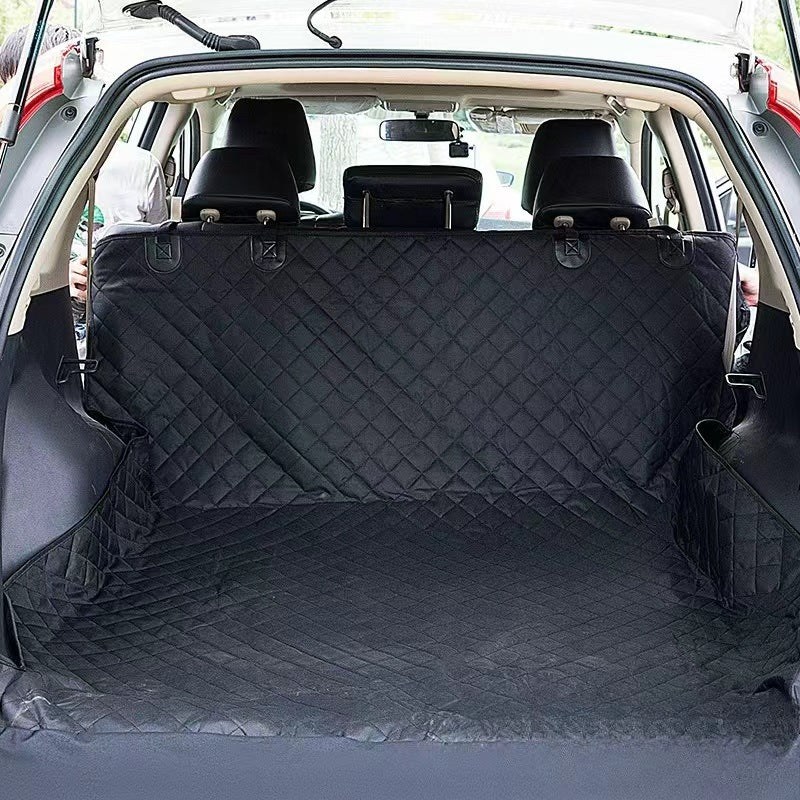Quilted car trunk pet liner product gallery photo