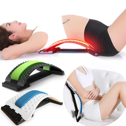 Lumbar soothing device, waist stretching massager, yoga aid, cervical back support, open back stretching, top waist artifact