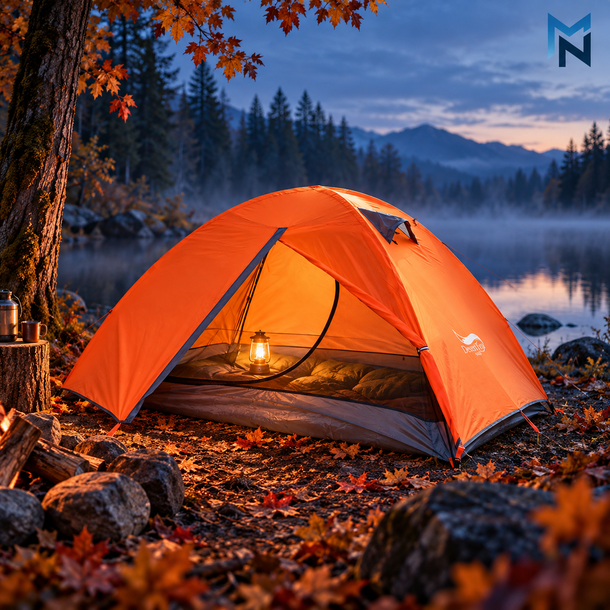 Desert Fox Double-Layer Camping Tent - lifestyle photo