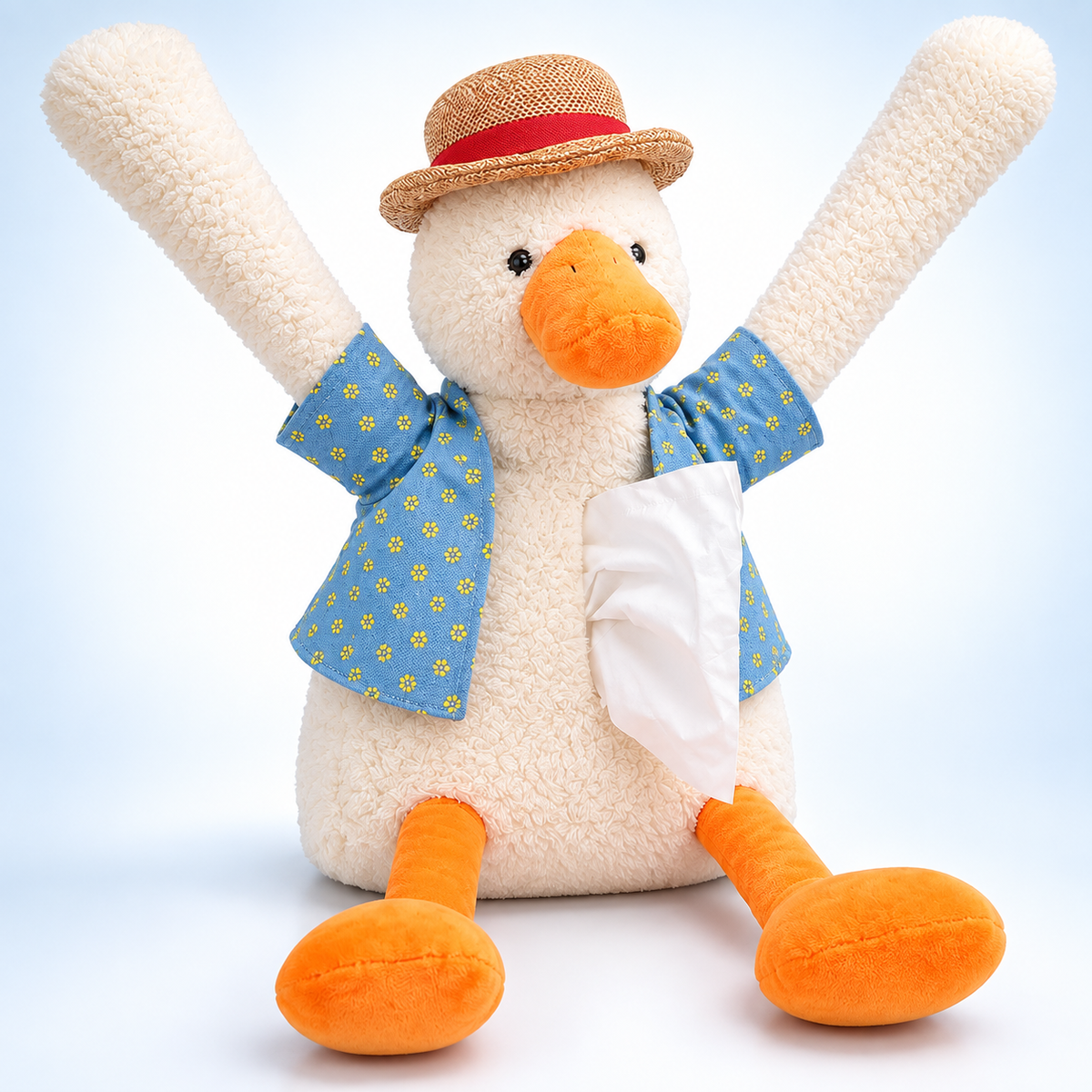 Crooked duck car tissue holder detail photo