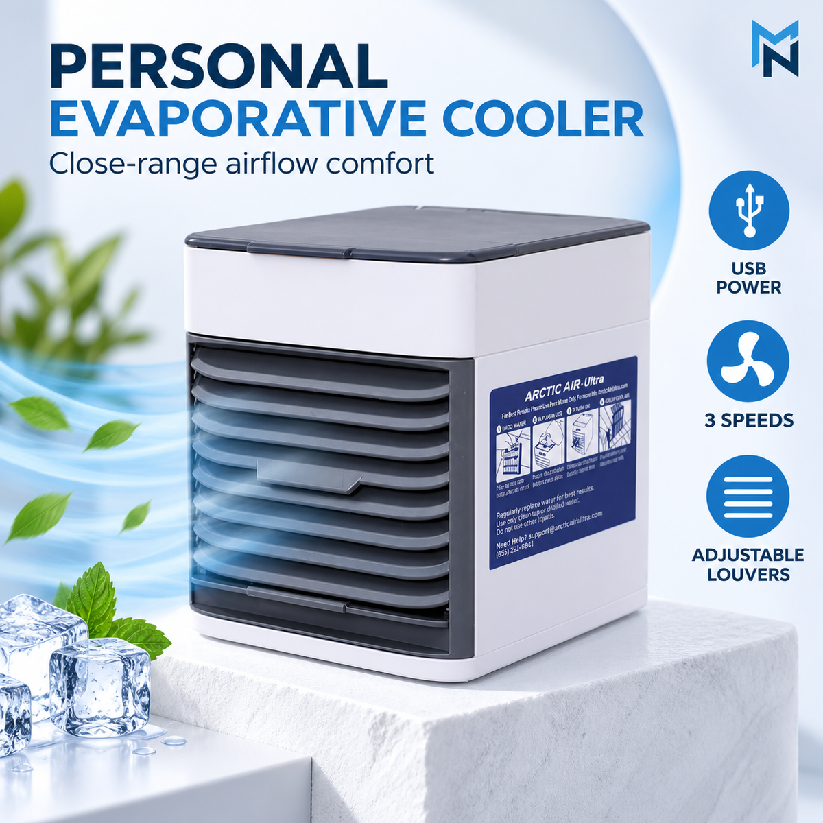 Arctic Air Ultra Personal Evaporative Cooler - feature photo